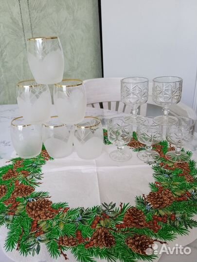 Хрустальные рюмки