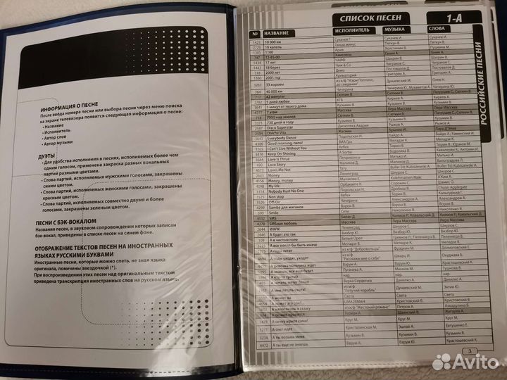Караоке диск 4000 песен + список