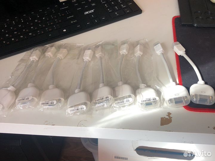 Кабель VGA minivga в VGA адаптер дисплея