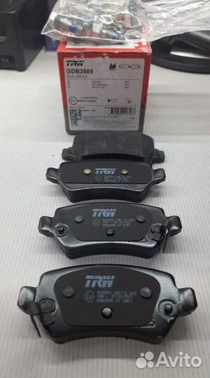 Колодки задние дисковые opel astra H G F/KIA ceed