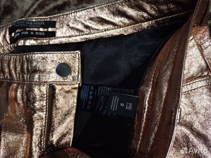 Брюки натуральная кожа schootch soda