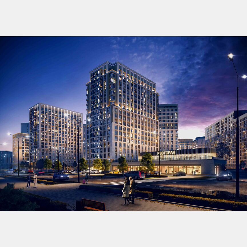 1-к. квартира, 41,7 м², 9/18 эт.