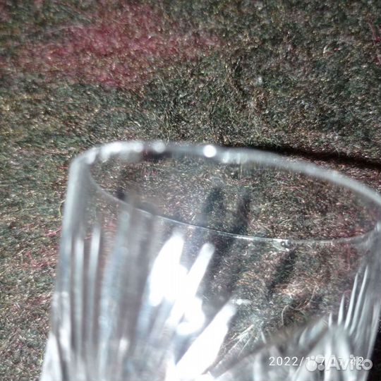 Стаканы и стопки хрустальные