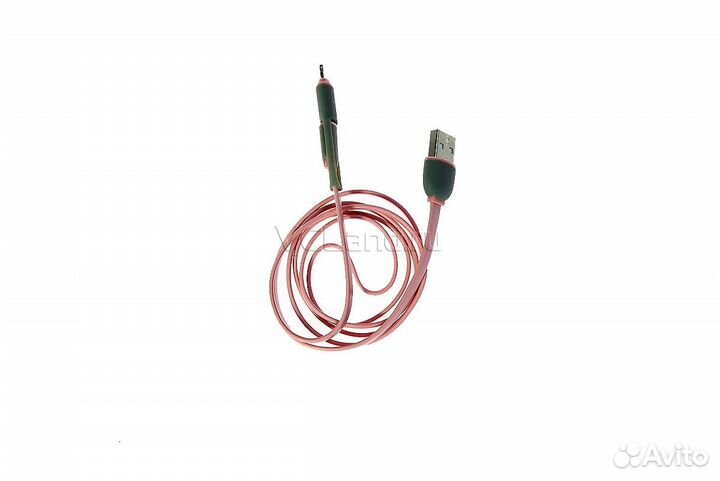 USB кабель Perfect micro USB+ Lightning адаптер