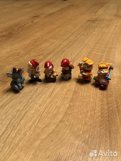 Игрушки из киндер сюрприза 90-х годов