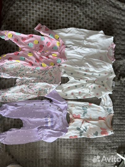 Детские вещи пакетом на девочку 56 62