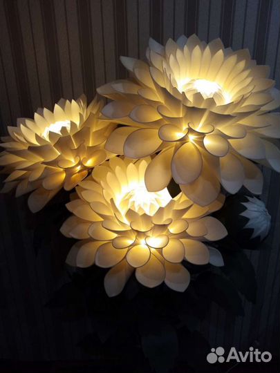 Ростовые цветы светильники