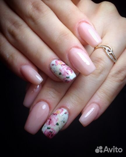 Покрытие гель- лаком.Наращивание ногтей. Акрил