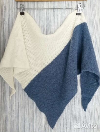 Косынка вязаная, Бактус из нежного пуха яка