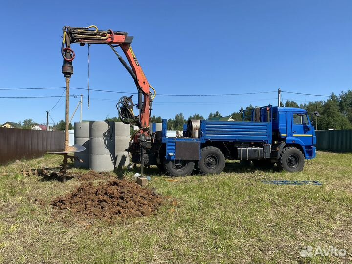 Бурение колодцев машиной Дмитров