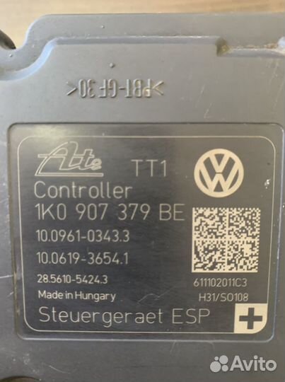 Блок ABS ESP на VAG