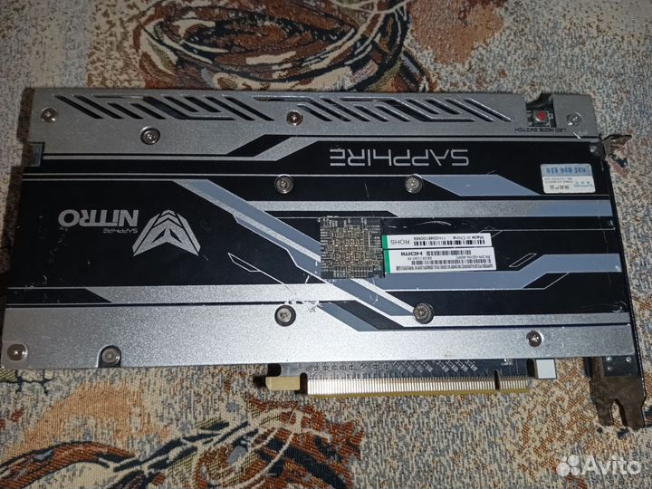 Видеокарта rx 580 8gb 2048sp