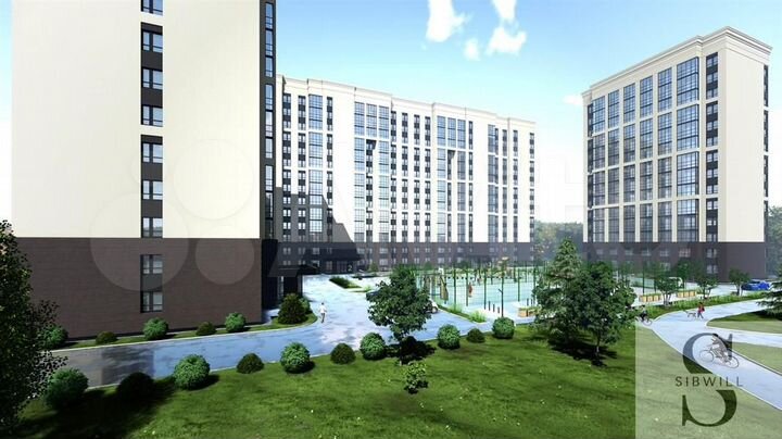 2-к. квартира, 56,2 м², 1/14 эт.