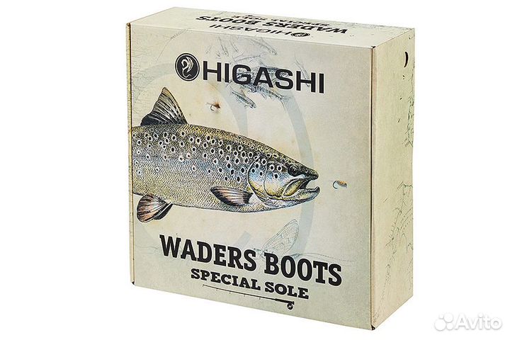 Забродные ботинки higashi River Fox, Green