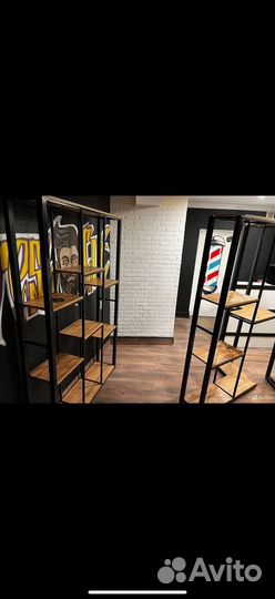 Стеллаж в кальянный магазин