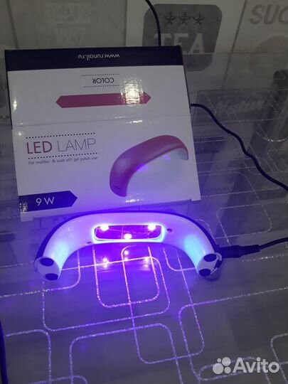 Уф LED лампа для ногтей новая
