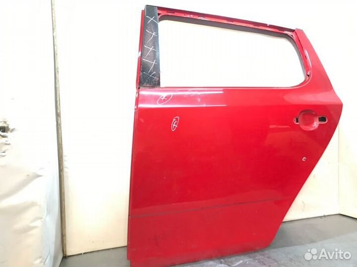 Дверь задняя левая Skoda Fabia 2 CGP 2012