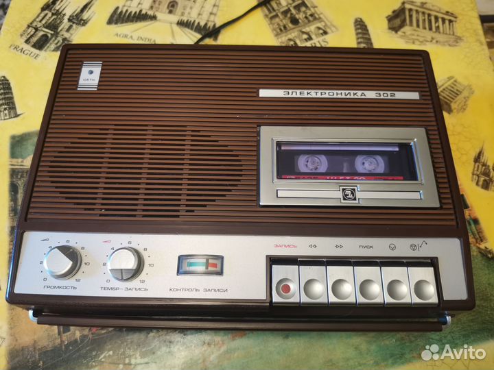 Кассетный магнитофон Электроника 302