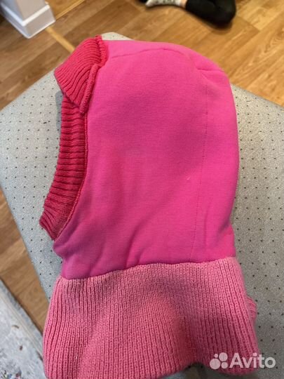 Шапка шлем для девочки