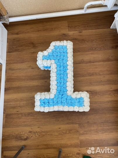 Объемная цифра 1
