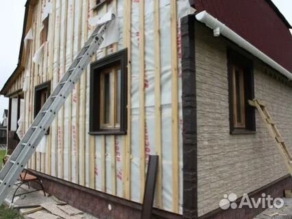 Обшивка домов сайдингом и панелями утепление