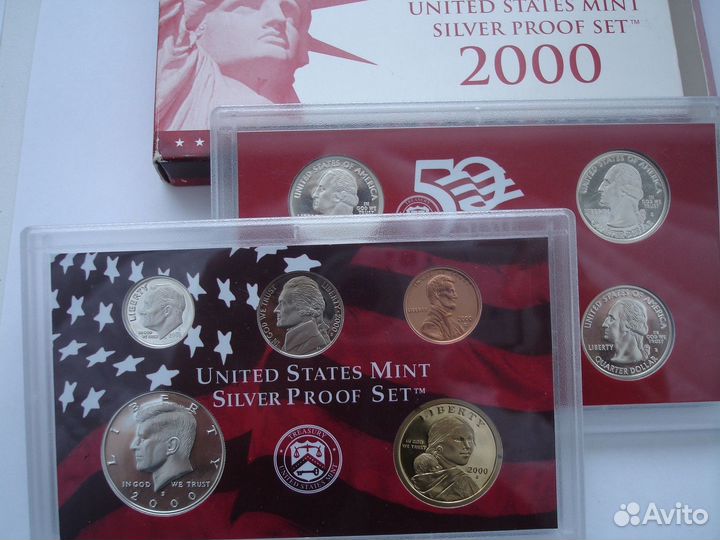 США Годовой набор 2000.10 шт. Двор - S