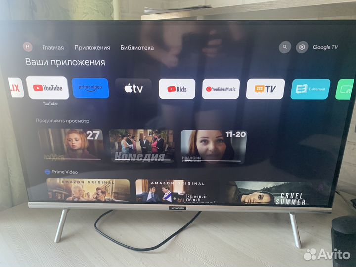 Телевизор skyworth 32TE6600 LED
