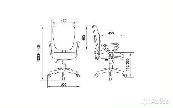 Компьютерное кресло Нота Самба
