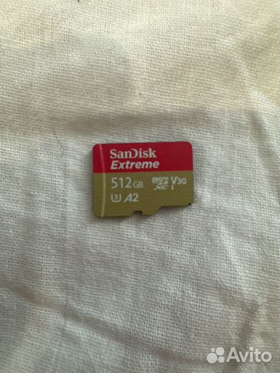 Карта памяти MicroSD san disk extreme 512