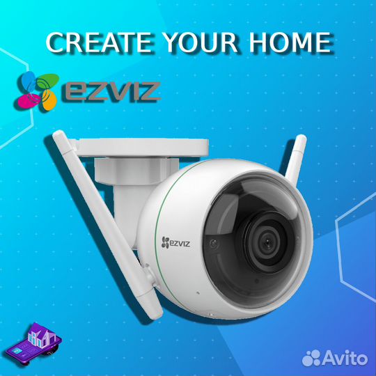 Камера видеонаблюдения ezviz CS-C3TN (2MP, 2.8mm)