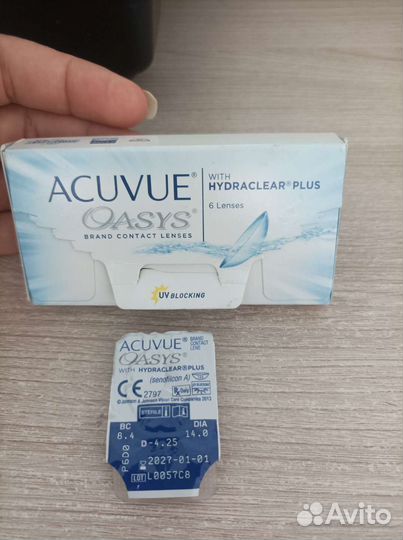 Контактные линзы Acuvue oasys