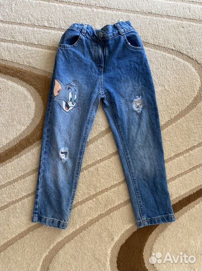 Костюм для девочки. Джинсовая куртка, джинсы