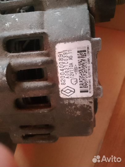 Генератор Рено Логан 1.4