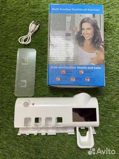 Держатель для зубной щетки и пасты аккум