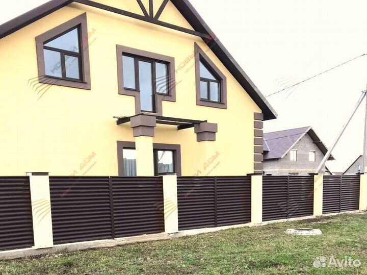 Забор жалюзи из металла