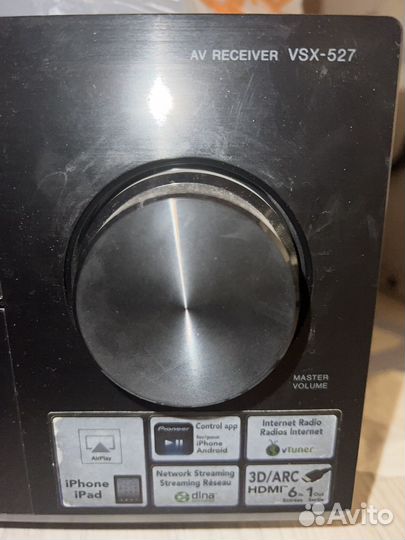 Ресивер pioneer vsx-527 + Jamo s506