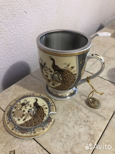 Чашка чайная с ситечком для заварки