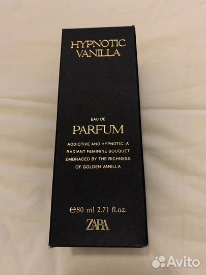 Парфюм Zara Hypnotic Vanilla 80 ml новый