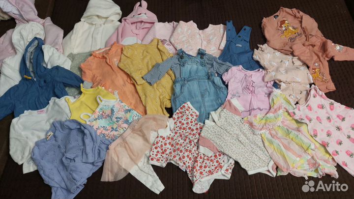 Одежда пакетом для девочки 0-3 мес