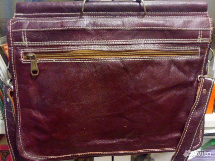 Мужской кожаный портфель