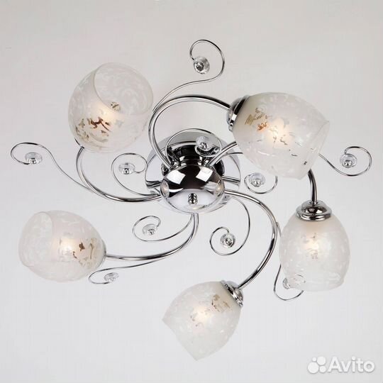 Люстра потолочная в спальню современная