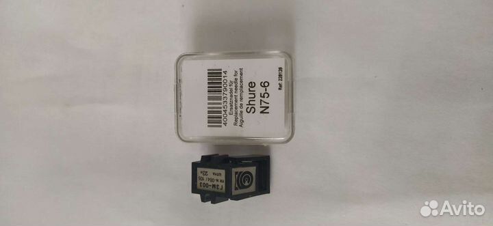 Головка гзм-003 с новой иглой Shure N75-6