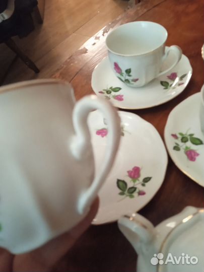 Сервиз фарфоровый кофейный полный