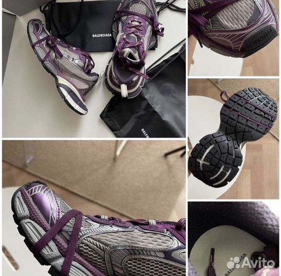 Balenciaga 3XL Sneaker Grey Purple Кроссовки