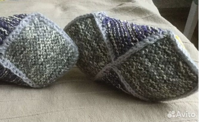 Носки ручной вязки шерстяные 36 р-ра