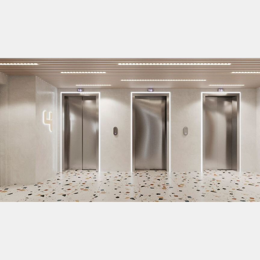 2-к. апартаменты, 61,7 м², 4/13 эт.