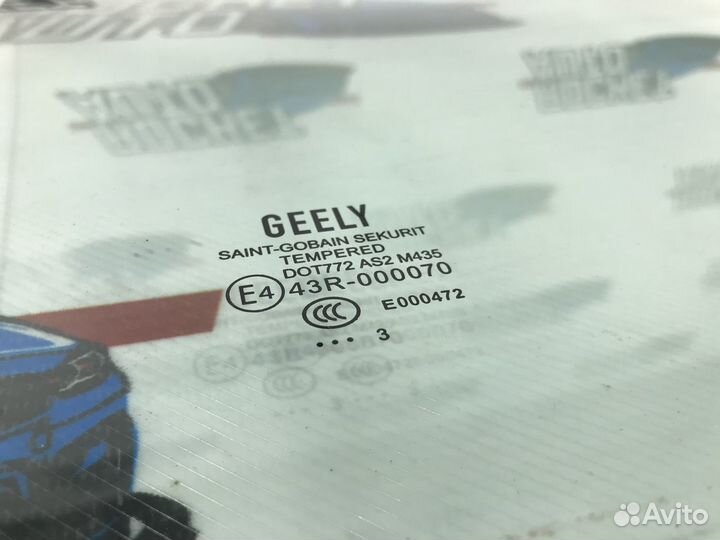 Стекло двери задней правой Geely Emgrand EC7 RV