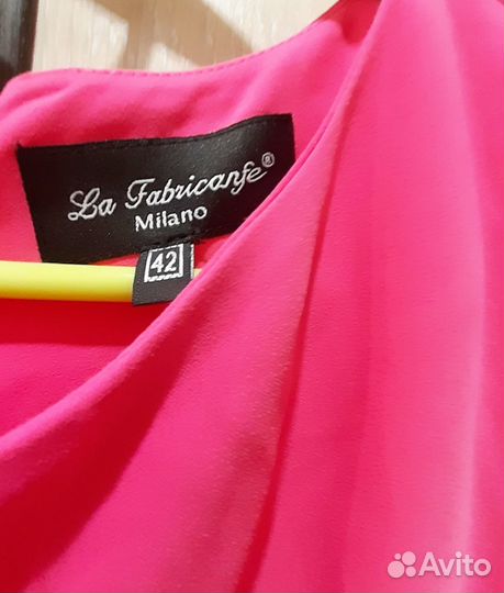 Платье женское розовое 48