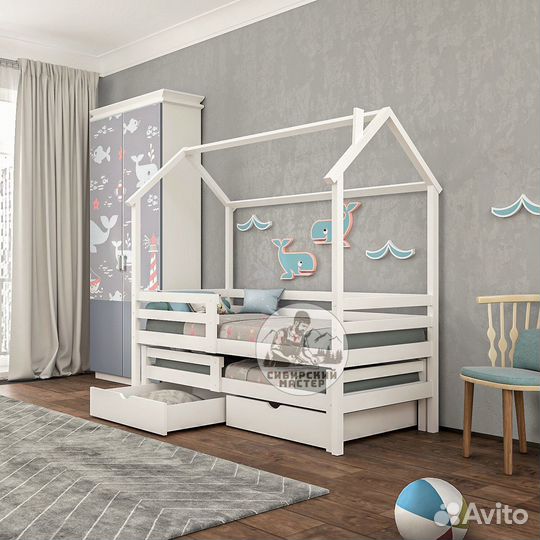 Двухъярусная детская кровать