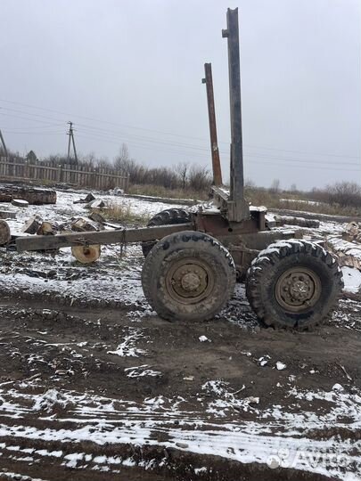 Прицеп лесовоз (сортиментовоз) Спецавтомаш 6377А2, 1996